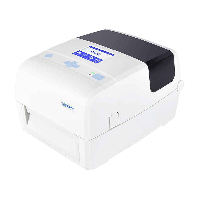 iT4E 4-pulgadang Thermal Transfer Barcode Printer na may Color LCD Display [203/300dpi, 300m Ribbon]